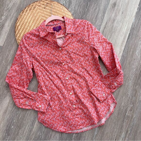 J. Crew Slim-fit shirt in Liberty® Toutouayette fabric Women’s Size‎ 2 - Picture 3 of 7